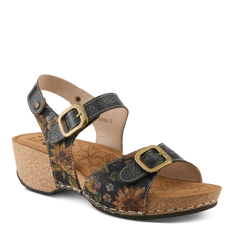 Sandals in moonstone stone -L'ARTISTE OSUNA SANDALS