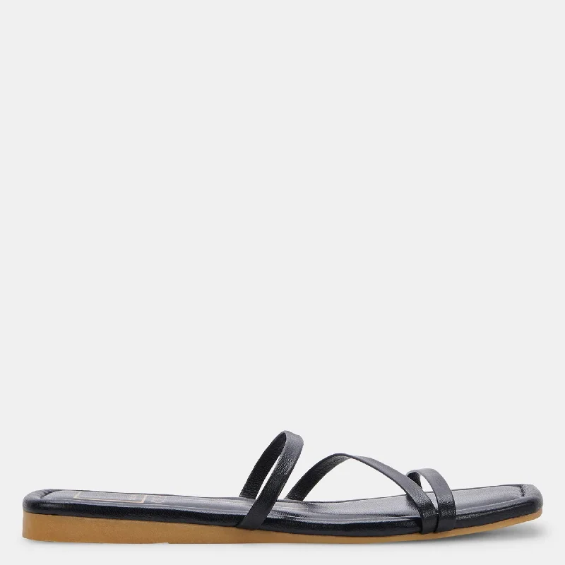 Sandals with supportive wear -VINNY SANDALS BLACK STELLA