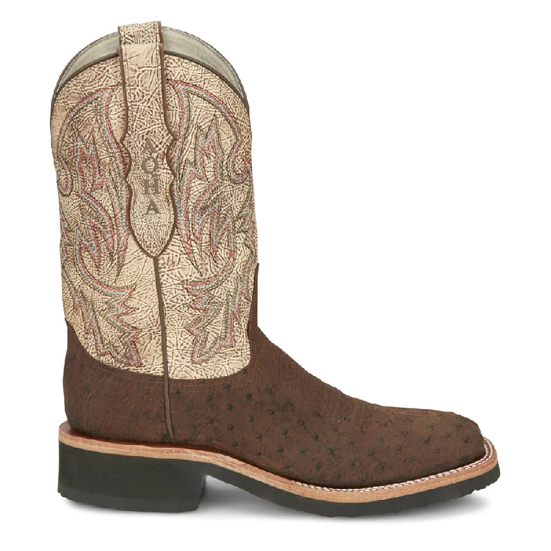 Cowboy boots with heavy-duty soles-Peppy San Badger Wide Square Toe Cowboy Boots