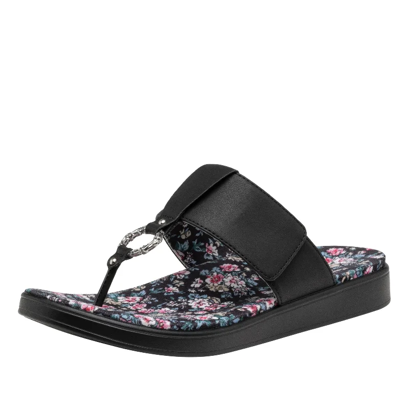 Sandals for summer vibes -Moxi Enchanting Black Sandal