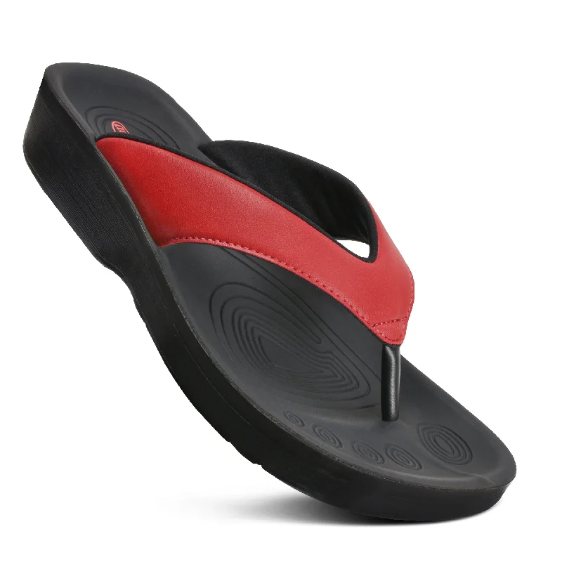 Sandals for travel -Aerothotic - Flumen Women's Sandal