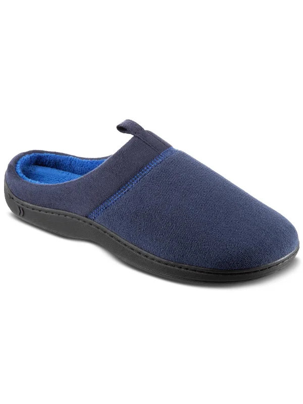 Slippers with budget brandJared Mens Fleece Slip On Slide Slippers