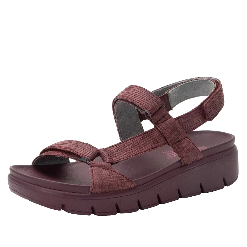 Sandals for hot wear -Henna Plum Sandal