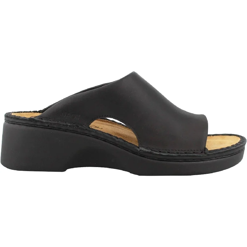 Sandals with lightweight vibes -Women's Naot Rome Black Matte Leather