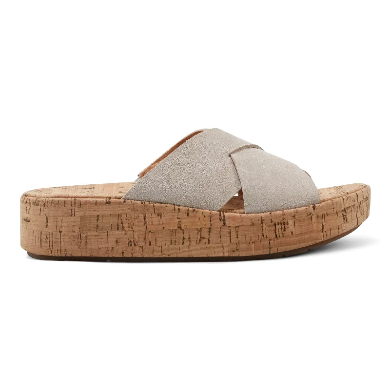 Sandals with cool style -Scout Casual Slip-on Wedge Platform Sandals