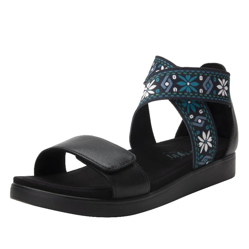 Sandals with bold vibes -Lucia Aqua Sandal