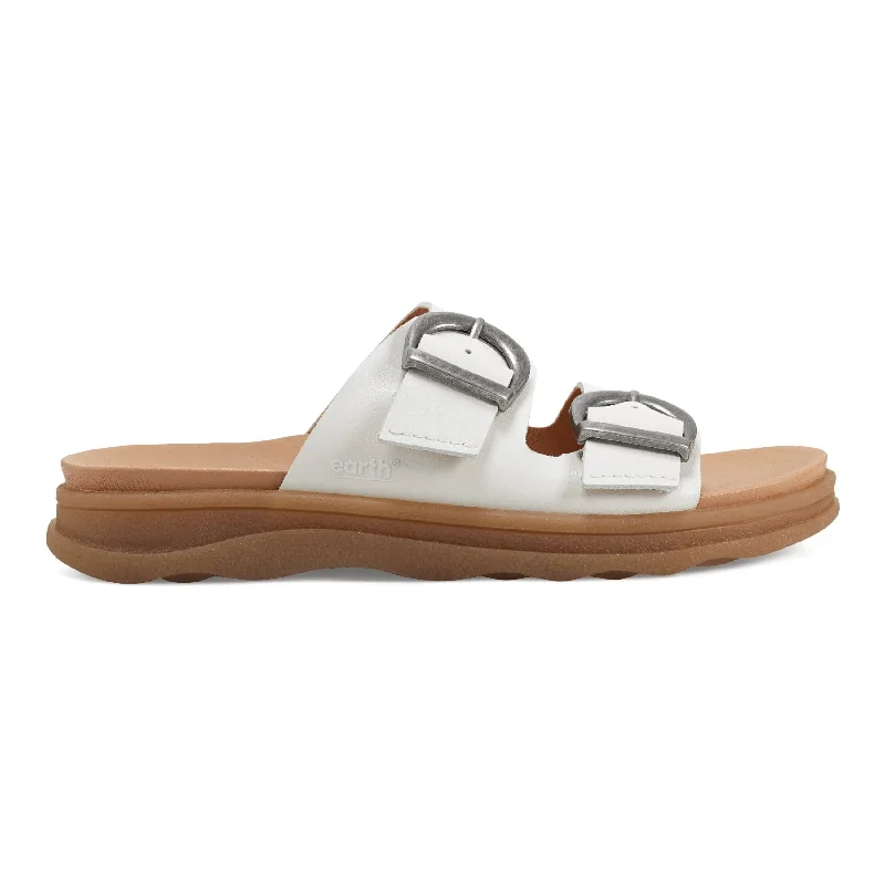 Sandals for warm climates -Lory Strappy Casual Flat Slip-on Sandals