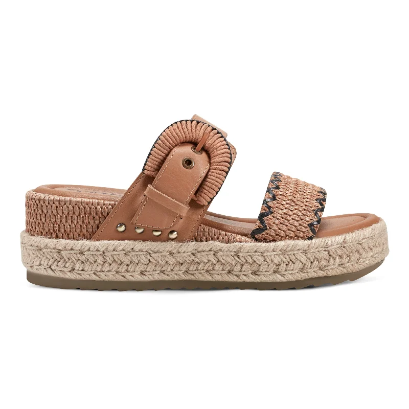 Sandals for hot vibes -Colla Platform Wedge Slip-On Sandals