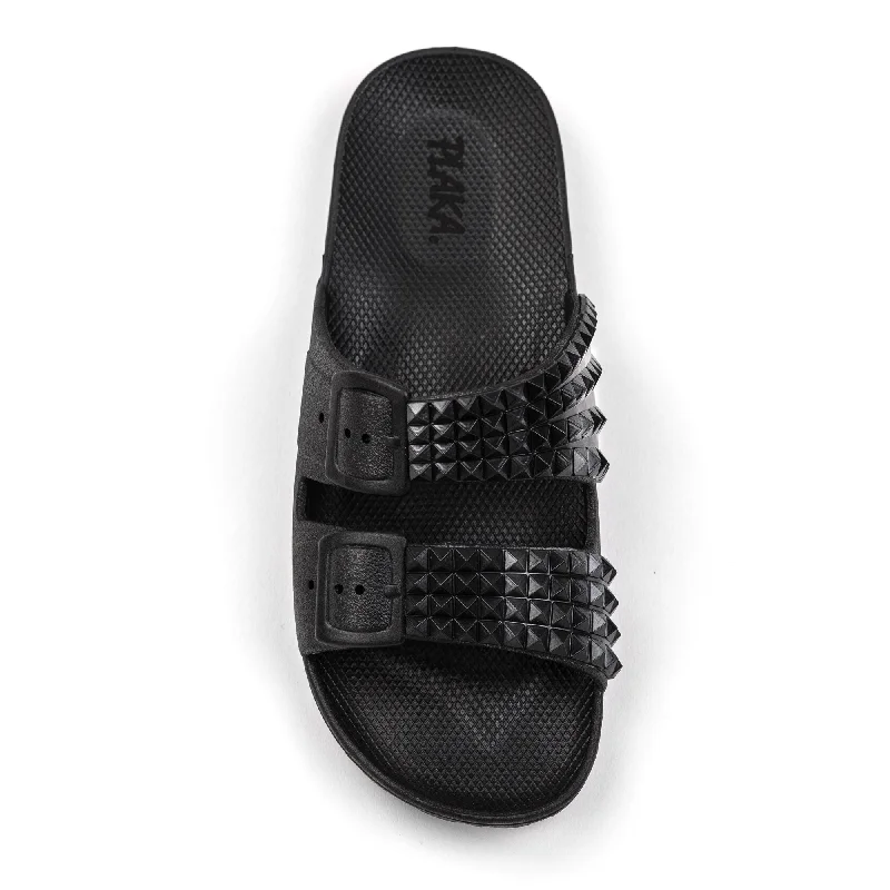 Sandals for vacation -Plaka Genesis 2 Fixed Straps Slides Sandals | Dragula