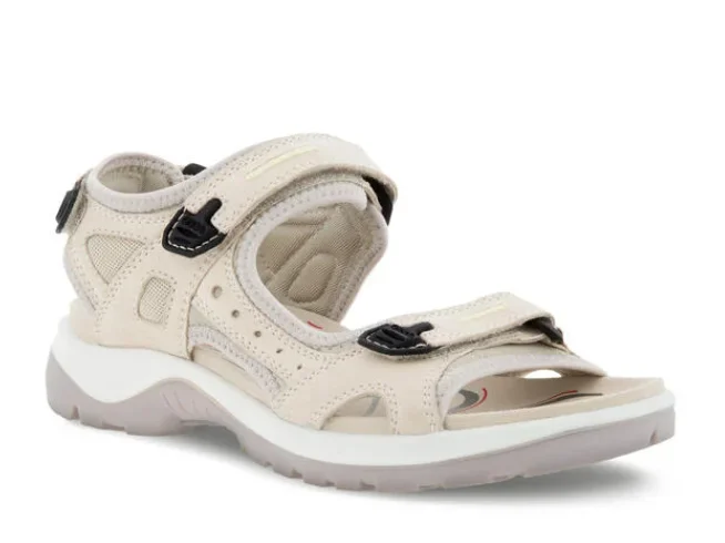 Sandals with sleek style -Ecco Yucatan Sandal - Limestone