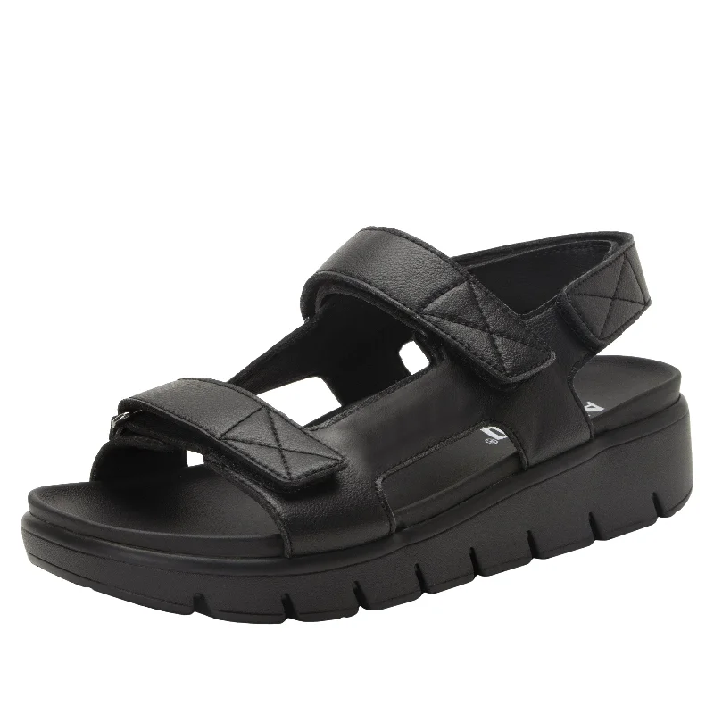 Sandals for warm wear -Henlee Black Sandal