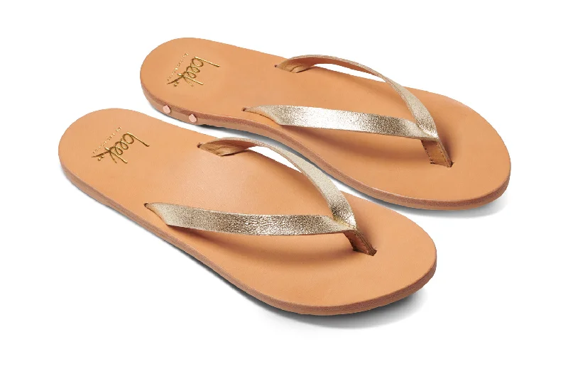 Sandals in aqua -SEABIRD - Platinum/Honey